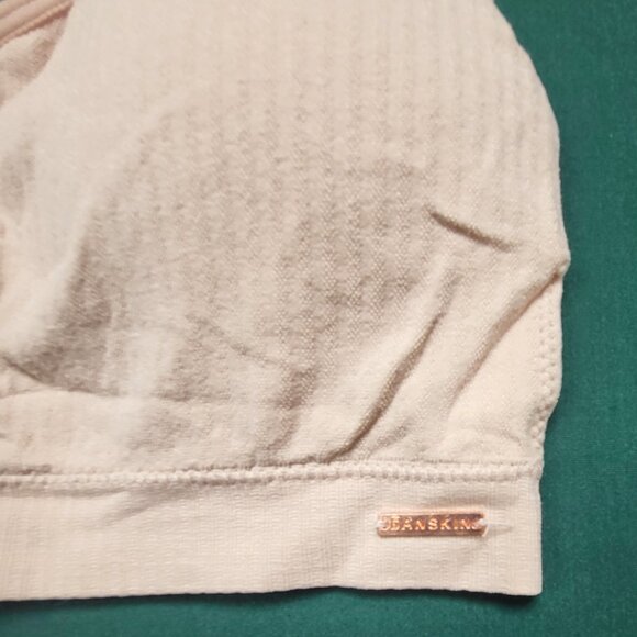 NWOT Set of three Danskin brand bralettes in cream, tan, and stone EUC size L - Picture 12 of 16